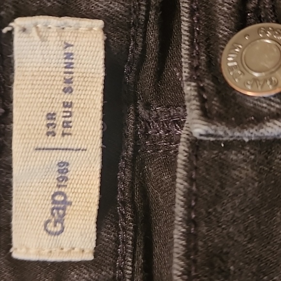 GAP 1969 true skinny womens jeans size 33 - Picture 2 of 6